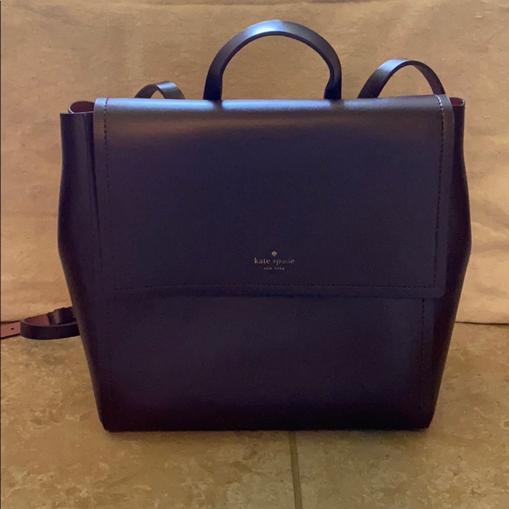 Plum Kate Spade Backpack Purse